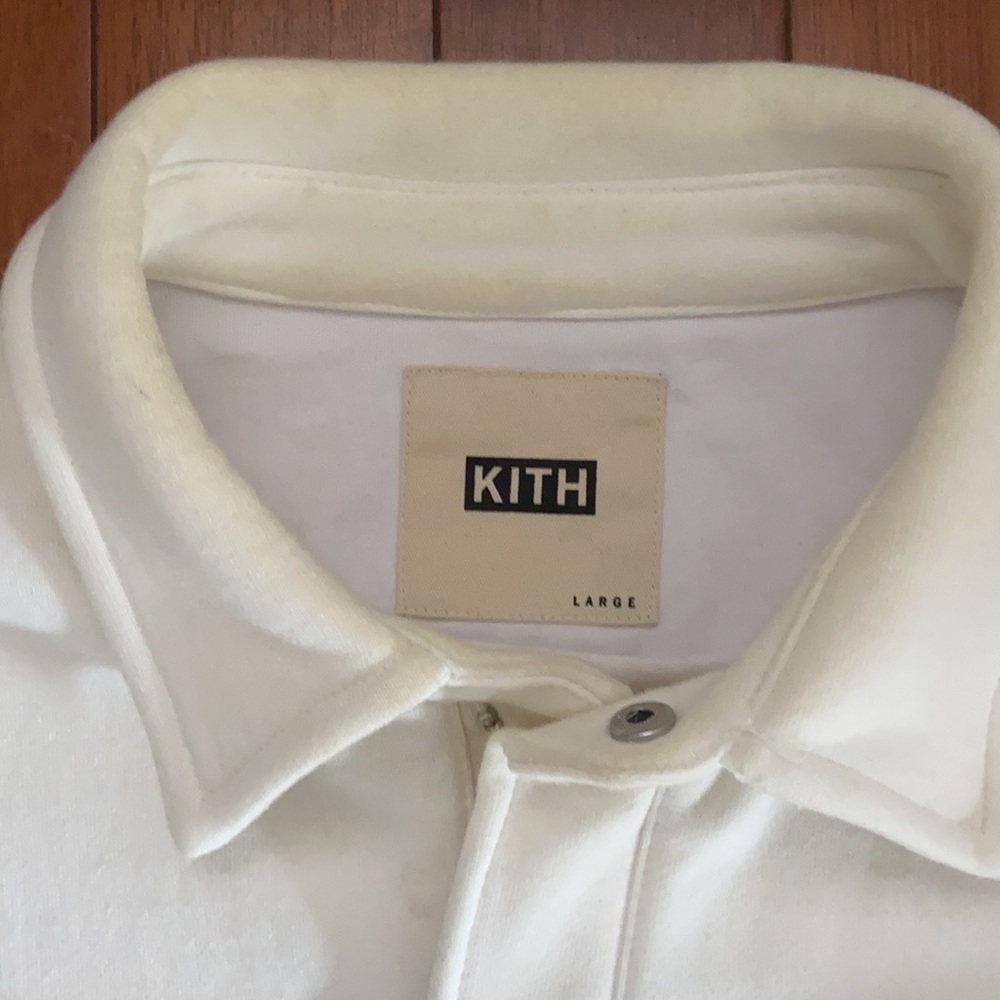 Kith Zip Up White Sweatshirt - Picture 6 of 7